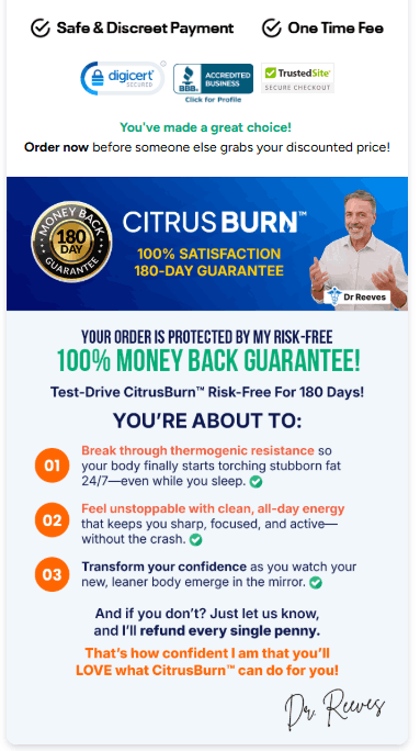 Where to buy CitrusBurn official website